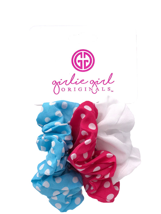 SCR-14-DOT Assorted Scrunchies