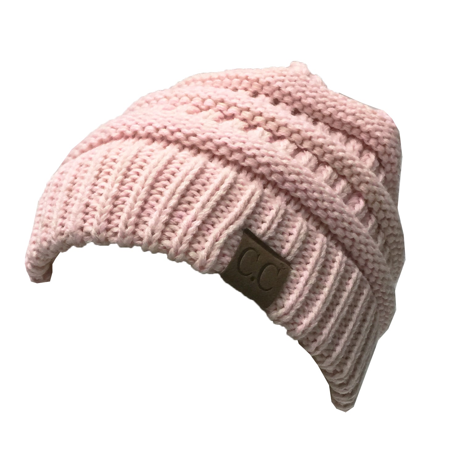 YJ-800 32-TONE BEANIE 32 PINK/ BEIGE