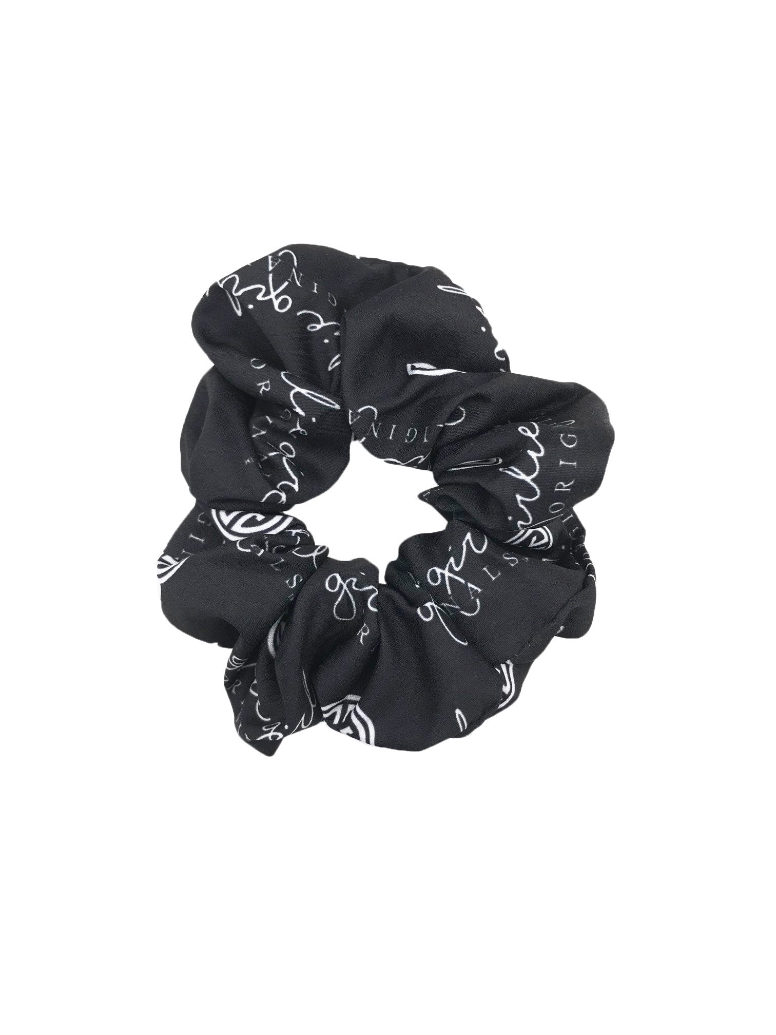 SCR-21-GGO Blk Scrunchies