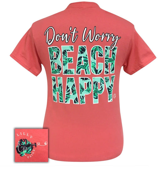 LP-Beach Happy Coral Short Sleeve T-Shirt