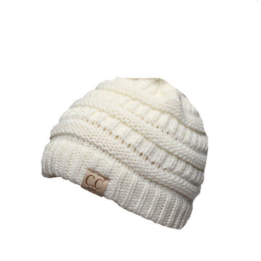 YJ-847 Ivory Kid Beanie