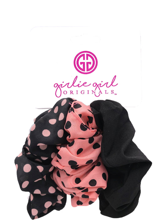 SCR-12-DOT Assorted Scrunchies